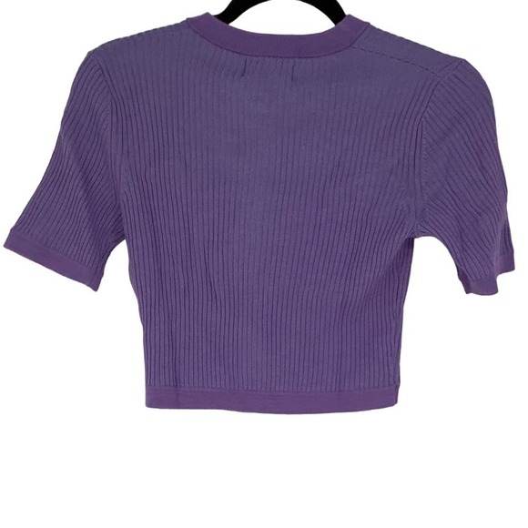 NEW! NAADAM Size Small Merino Silk Short Sleeve Cardigan Sweater $225 msrp J6-11 - Picture 3 of 13